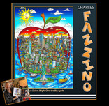 Charles Fazzino 3D Art Charles Fazzino 3D Art The Sun Shines Bright Over the Big Apple